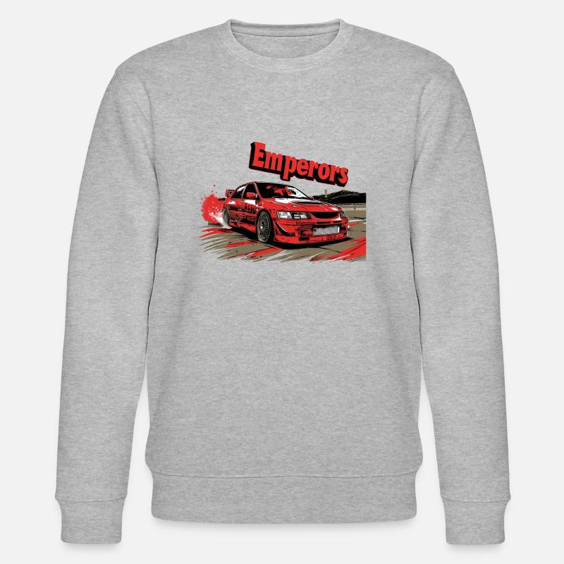 Kaiser Lancer Evo 6 - Stanley/Stella Unisex Bio-Sweatshirt CHANGER  - Grau meliert