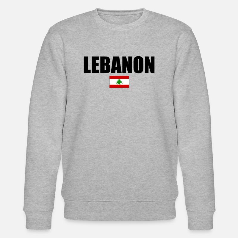 Libanon - Stanley/Stella Unisex Bio-Sweatshirt CHANGER  - Grau meliert