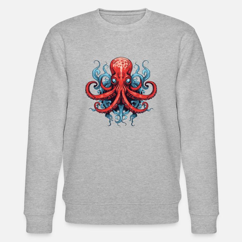 Octopus Octopus - Stanley/Stella CHANGER Unisex Organic Sweatshirt - heather grey