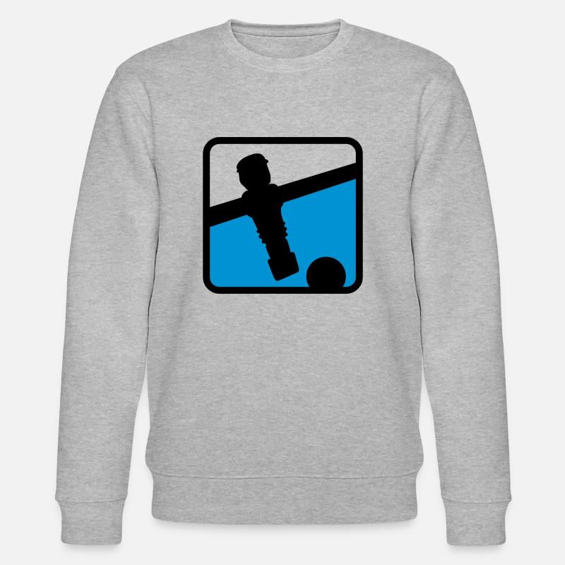 soccer player - Kickershirt - Stanley/Stella Unisex Bio-Sweatshirt CHANGER  - Grau meliert