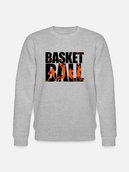 basketball 4_2c - Stanley/Stella Unisex Bio-Sweatshirt CHANGER  - Grau meliert