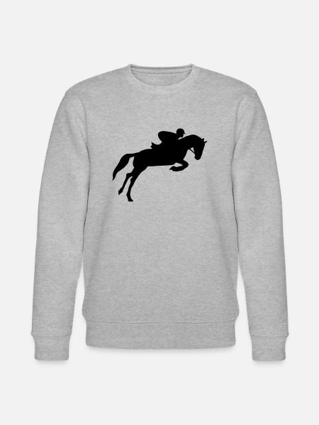 Reiten, Reiter, Reiterin - Stanley/Stella Unisex Bio-Sweatshirt CHANGER  - Grau meliert