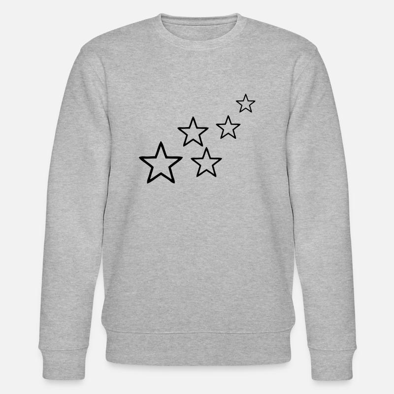 étoiles - Sweat bio CHANGER Stanley/Stella Unisexe - gris chiné