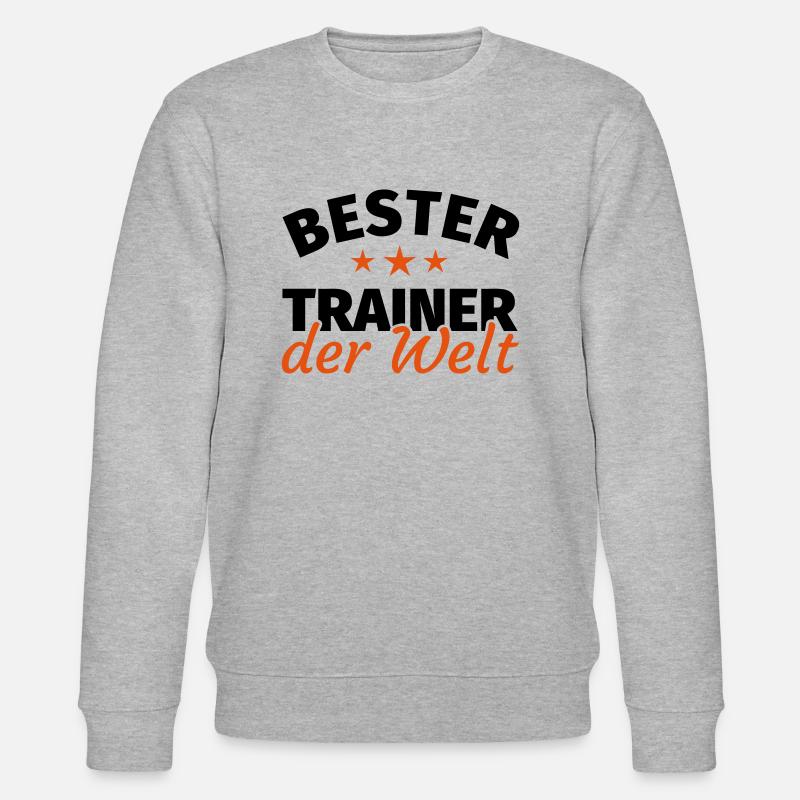 Trainer Geschenk - Stanley/Stella Unisex Bio-Sweatshirt CHANGER  - Grau meliert