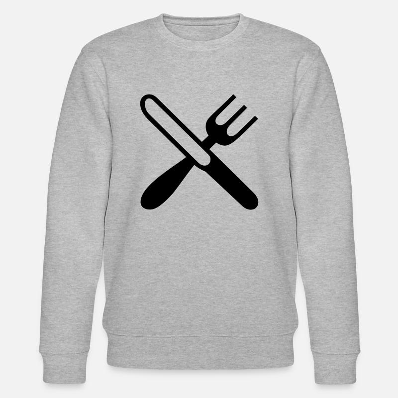Hunger - Stanley/Stella Unisex Bio-Sweatshirt CHANGER  - Grau meliert