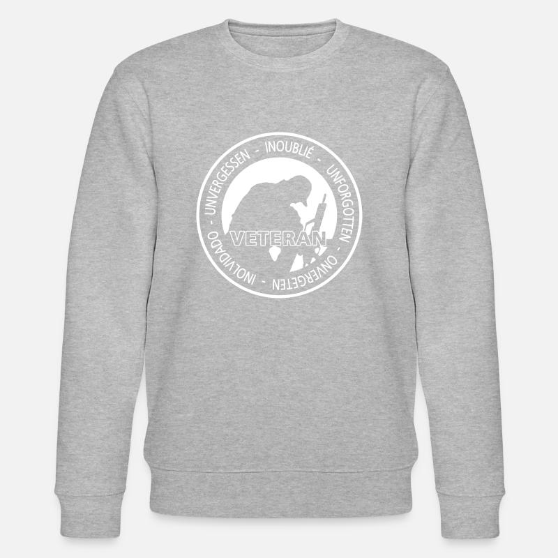 unvergessen - Stanley/Stella Unisex Bio-Sweatshirt CHANGER  - Grau meliert