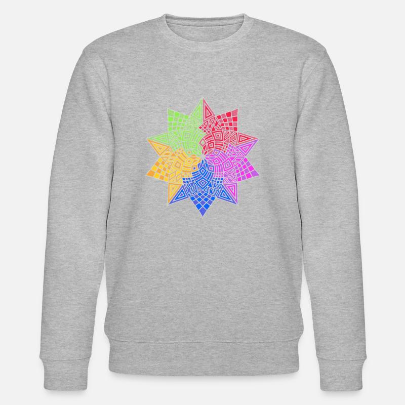 Mandala - Sweat bio CHANGER Stanley/Stella Unisexe - gris chiné