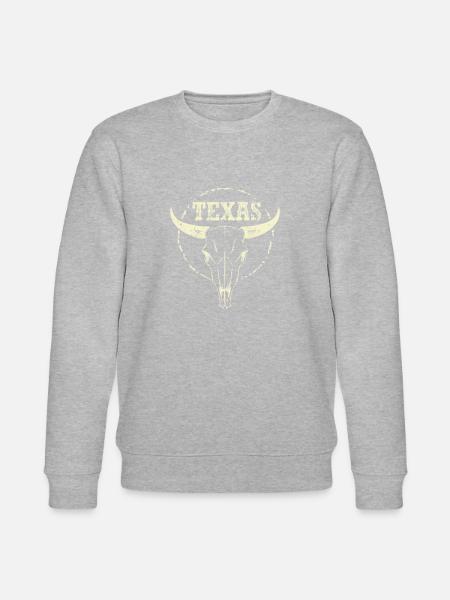 Texas Bull USA - Stanley/Stella CHANGER Unisex Organic Sweatshirt - heather grey