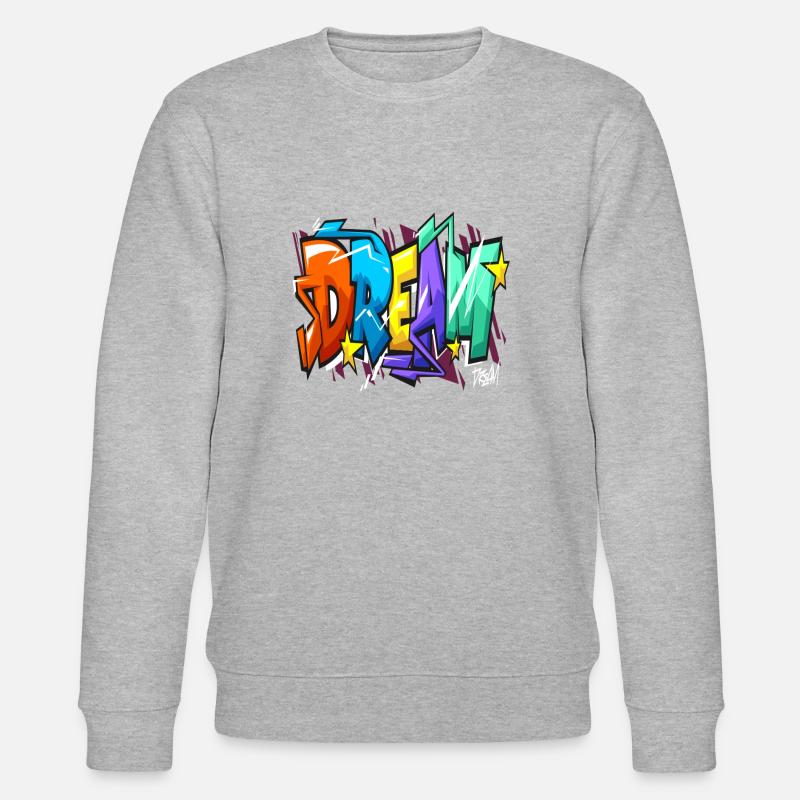 Graffiti Dream - Stanley/Stella Unisex Bio-Sweatshirt CHANGER  - Grau meliert