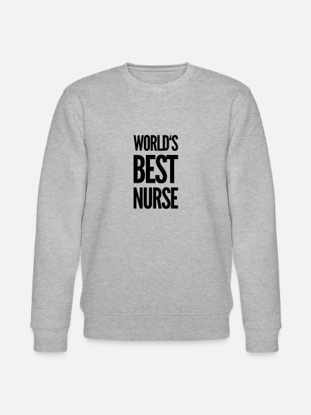 Infirmière infirmiere cadeau - Sweat bio CHANGER Stanley/Stella Unisexe - gris chiné