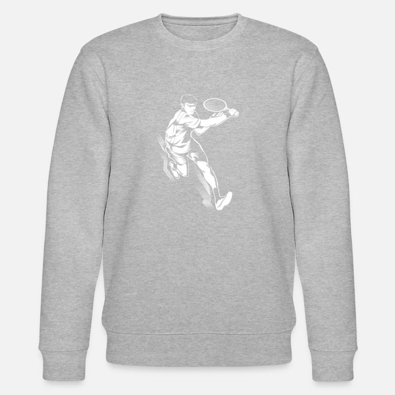 tennis player - Stanley/Stella Unisex Bio-Sweatshirt CHANGER - Grau meliert
