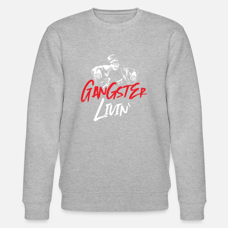 gangster en direct - Sweat bio CHANGER Stanley/Stella Unisexe - gris chiné