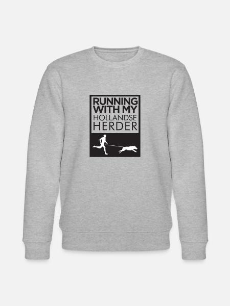 Holländischer Schäferhund - Stanley/Stella Unisex Bio-Sweatshirt CHANGER - Grau meliert