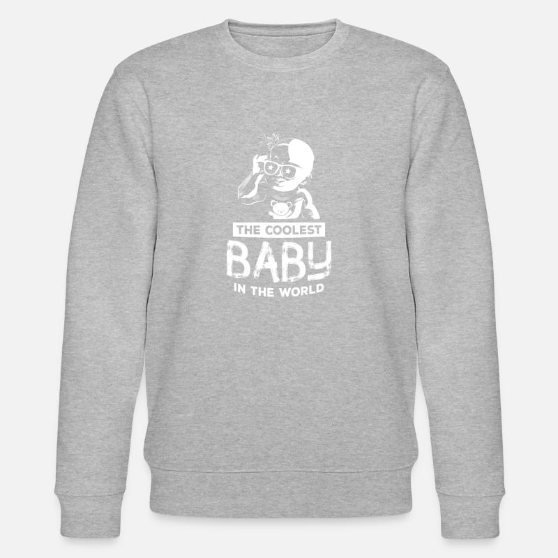 baby cool - Stanley/Stella CHANGER Unisex Organic Sweatshirt - heather grey