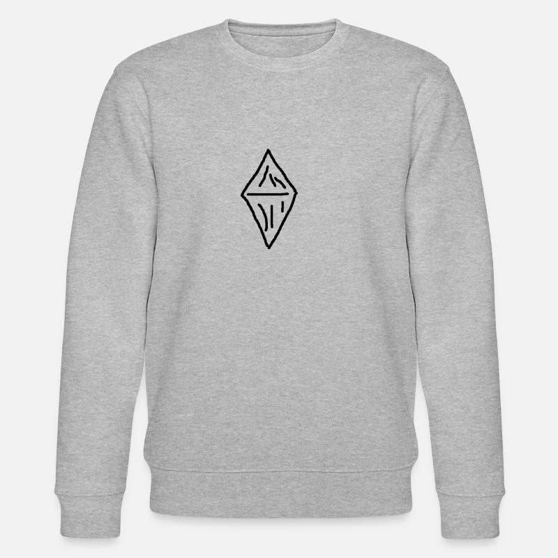Sims Star - Stanley/Stella Unisex Bio-Sweatshirt CHANGER  - Grau meliert