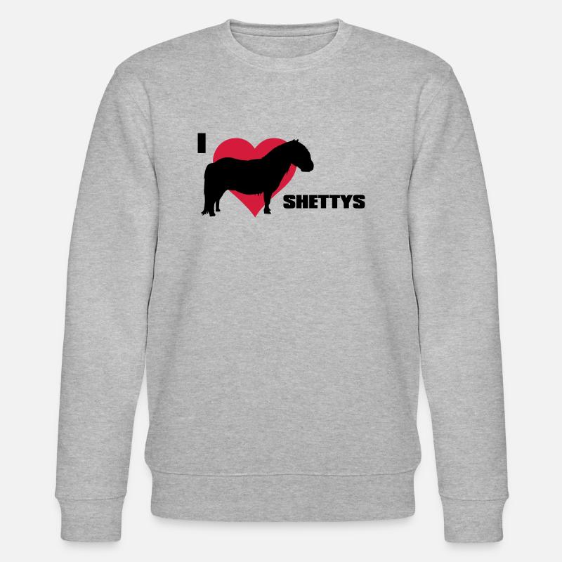 I love Shettys - Stanley/Stella Unisex Bio-Sweatshirt CHANGER  - Grau meliert