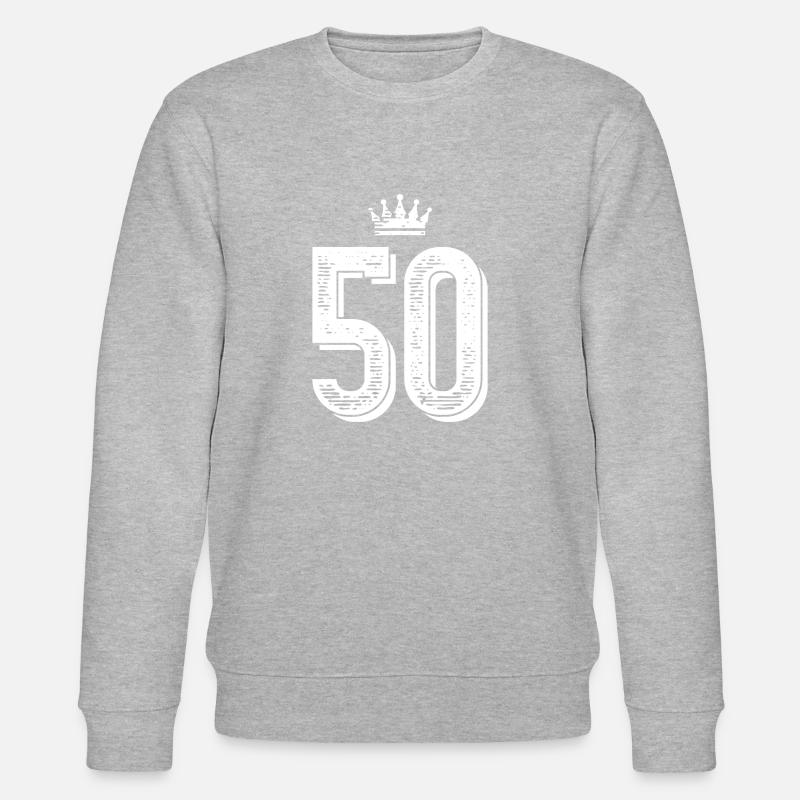 50 krone - Stanley/Stella Unisex Bio-Sweatshirt CHANGER  - Grau meliert