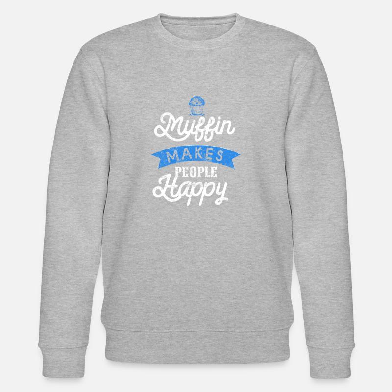 Muffin disant drôle - Sweat bio CHANGER Stanley/Stella Unisexe - gris chiné