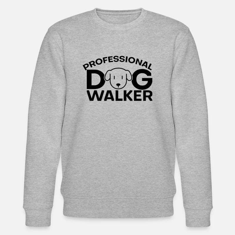 Les marcheurs de chiens - Sweat bio CHANGER Stanley/Stella Unisexe - gris chiné