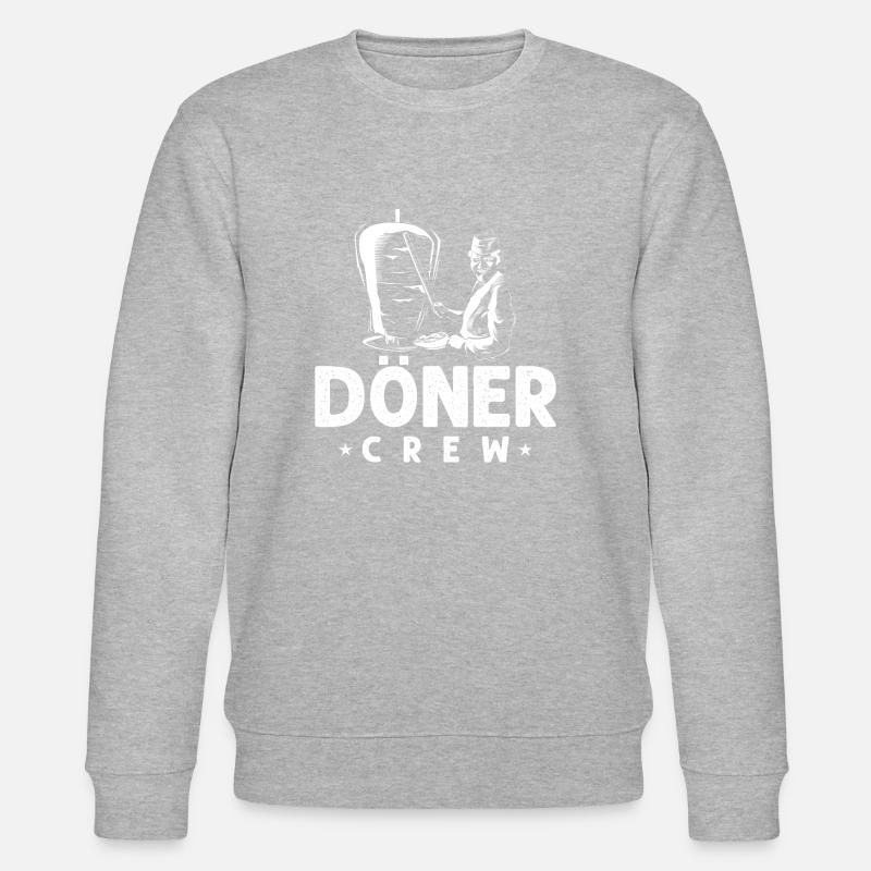 döner crew - Stanley/Stella Unisex Bio-Sweatshirt CHANGER  - Grau meliert