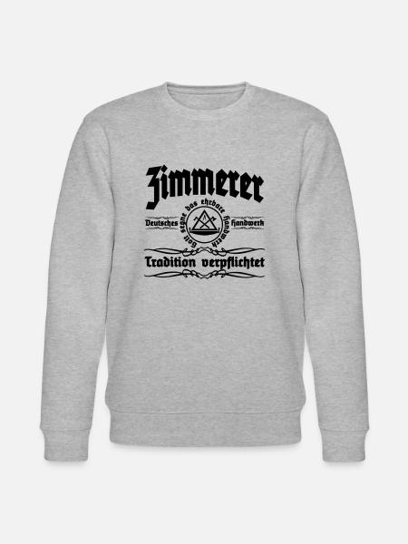Zimmerer Tradition verpflichtet - Stanley/Stella Unisex Bio-Sweatshirt CHANGER  - Grau meliert
