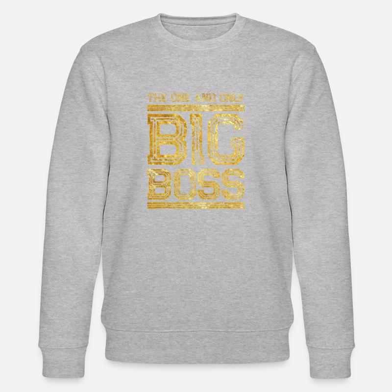 big boss gold - Sweat bio CHANGER Stanley/Stella Unisexe - gris chiné