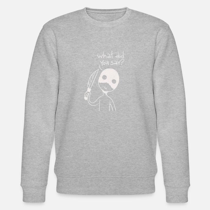 Psycho - Stanley/Stella Unisex Bio-Sweatshirt CHANGER  - Grau meliert