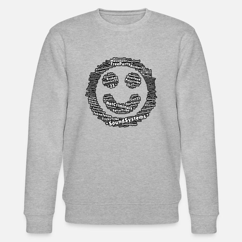 Smile for Soundsystem - Sweat bio CHANGER Stanley/Stella Unisexe - gris chiné