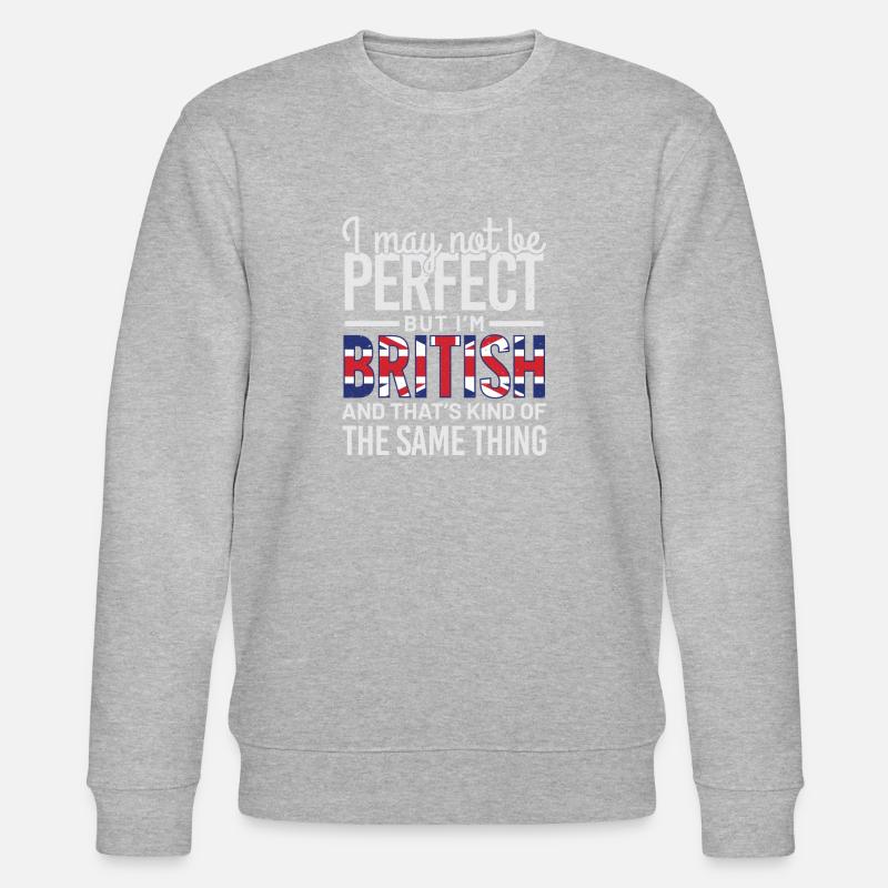 british - Stanley/Stella Unisex Bio-Sweatshirt CHANGER  - Grau meliert