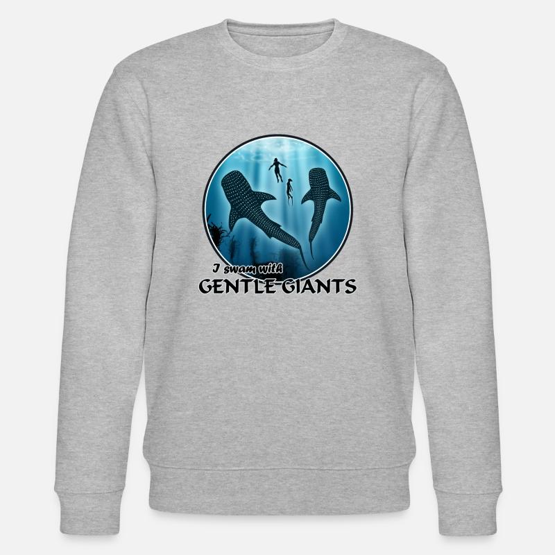 Requins baleines - Sweat bio CHANGER Stanley/Stella Unisexe - gris chiné