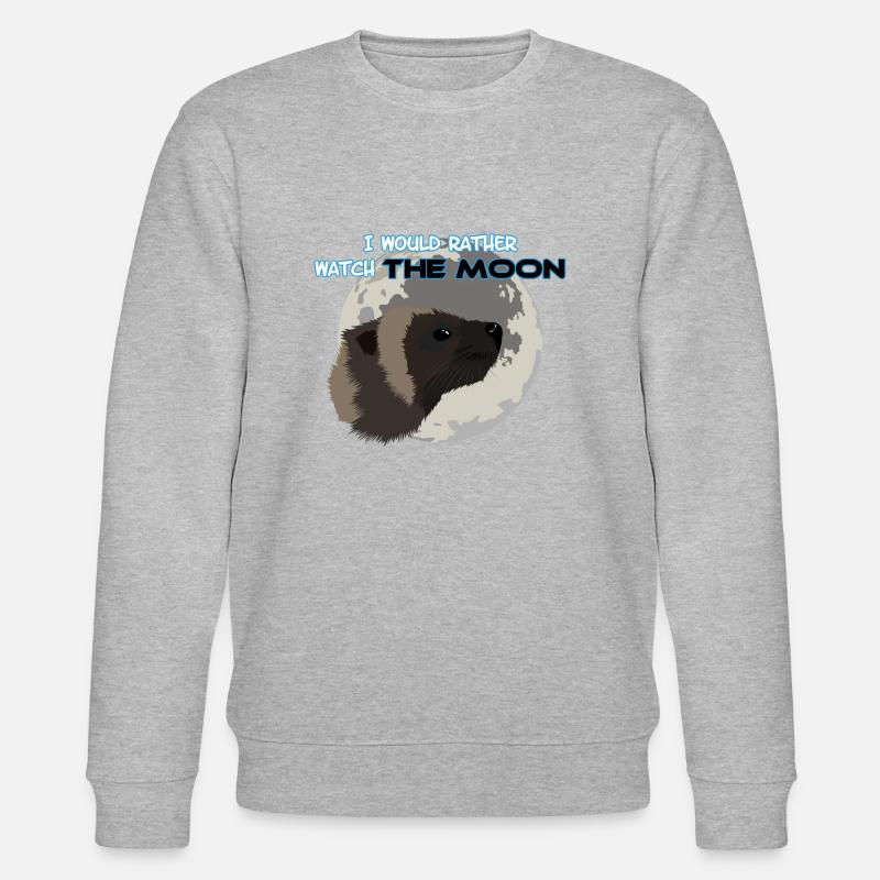 Wolverine et lune - Sweat bio CHANGER Stanley/Stella Unisexe - gris chiné