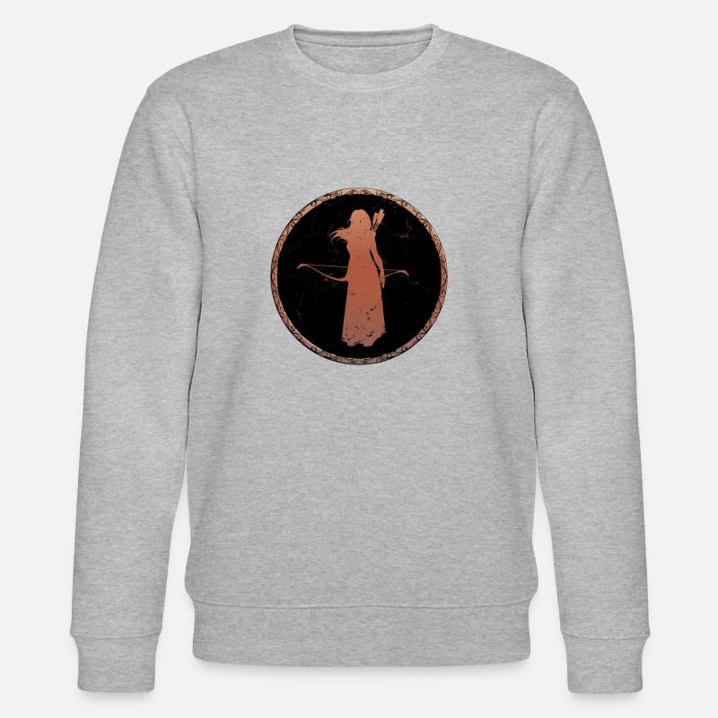 Keltischer Bogenschütze - Stanley/Stella Unisex Bio-Sweatshirt CHANGER  - Grau meliert