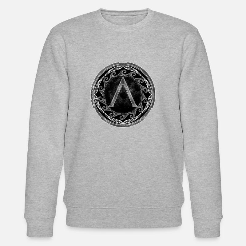 Symbole Sparta Lambda - Sweat bio CHANGER Stanley/Stella Unisexe - gris chiné