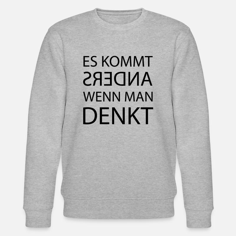 Anderes Denken - Stanley/Stella Unisex Bio-Sweatshirt CHANGER  - Grau meliert