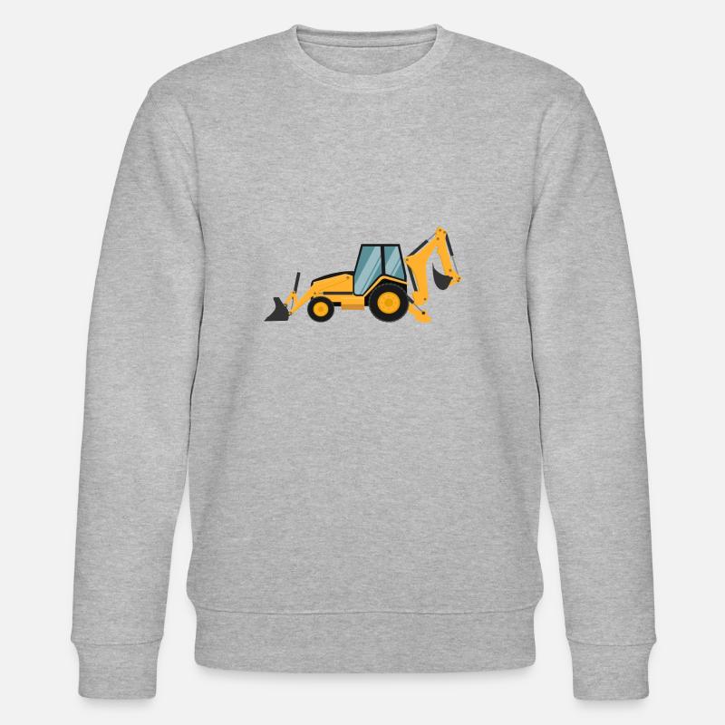 Bagger Geschenk Geschenkidee - Stanley/Stella Unisex Bio-Sweatshirt CHANGER  - Grau meliert