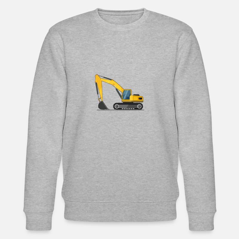 Bagger Geschenk Geschenkidee - Stanley/Stella Unisex Bio-Sweatshirt CHANGER  - Grau meliert