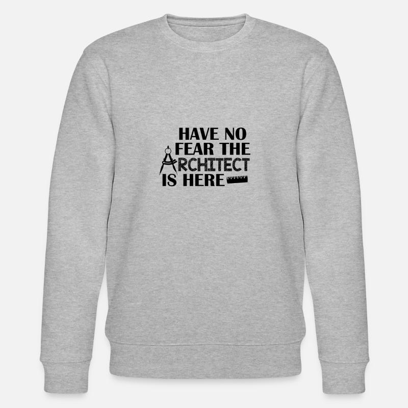 Architects | Architecture profession studying gifts - Stanley/Stella CHANGER Unisex Organic Sweatshirt - heather grey