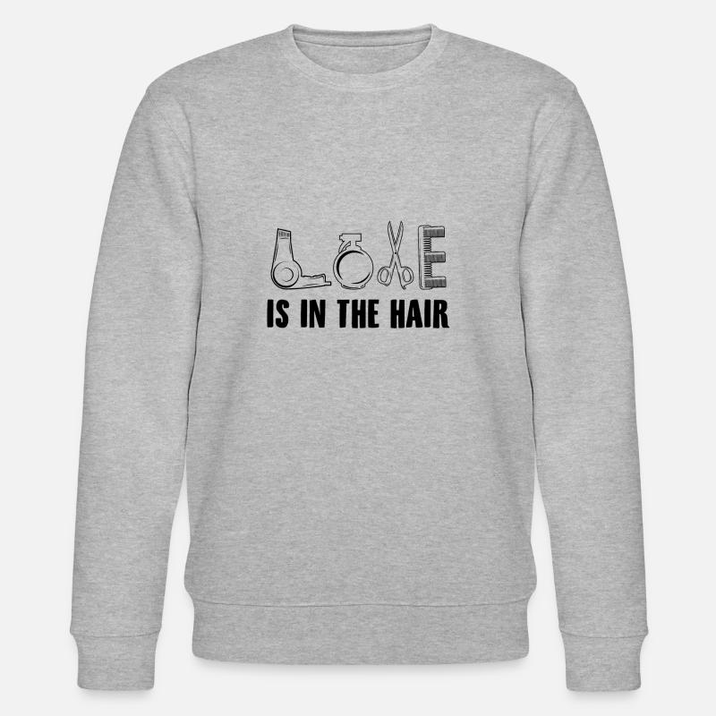 Profession de coiffeur | Coiffeur coiffeur - Sweat bio CHANGER Stanley/Stella Unisexe - gris chiné