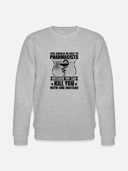 Pharmacist profession Pharmacist pharmacist presents - Stanley/Stella CHANGER Unisex Organic Sweatshirt - heather grey