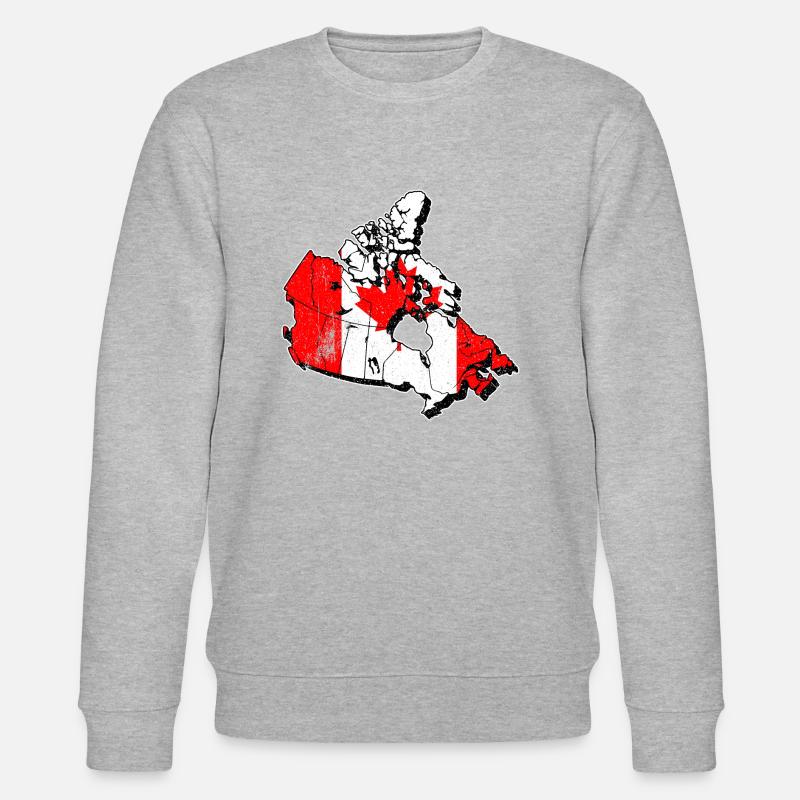 Canada - Sweat bio CHANGER Stanley/Stella Unisexe - gris chiné