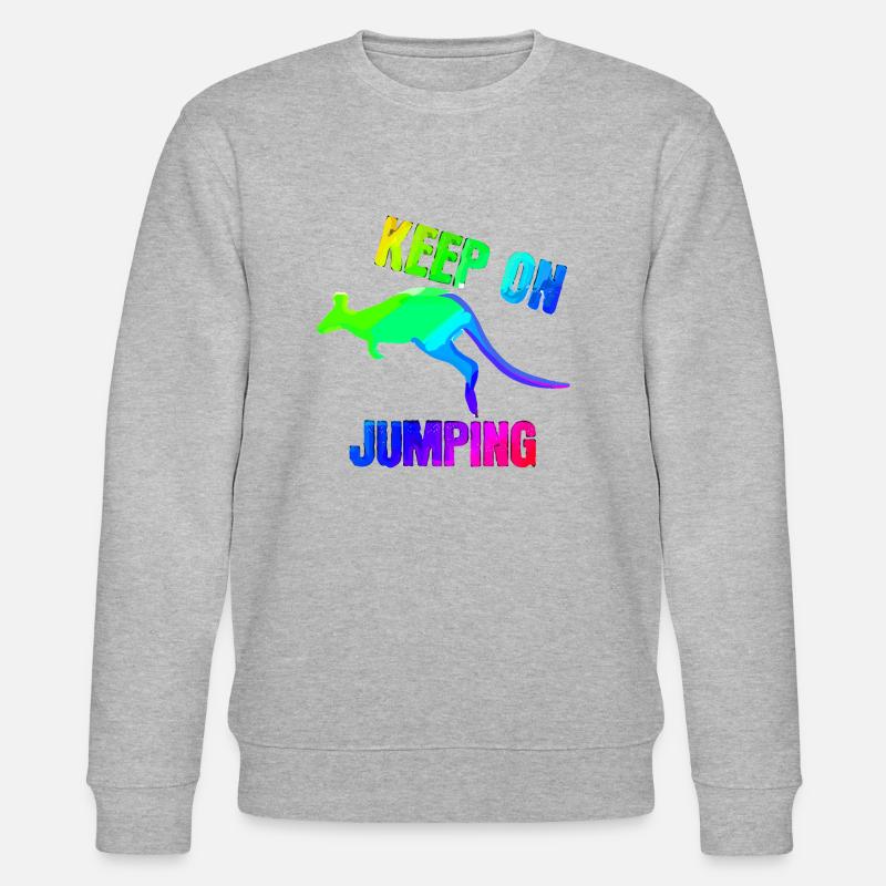 Continuez à sauter - Sweat bio CHANGER Stanley/Stella Unisexe - gris chiné