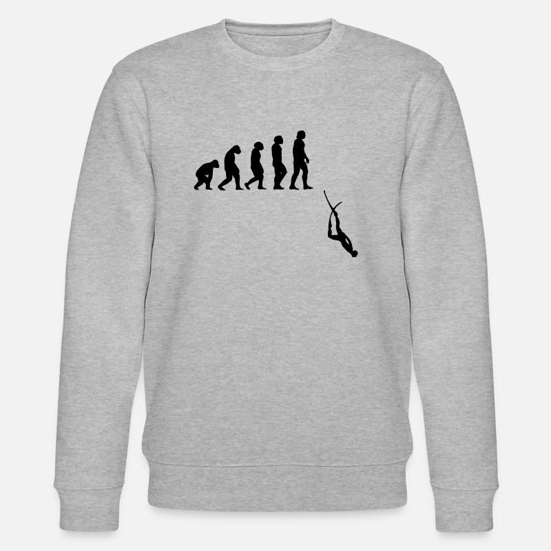 Evolution Apnée Plongée - Sweat bio CHANGER Stanley/Stella Unisexe - gris chiné