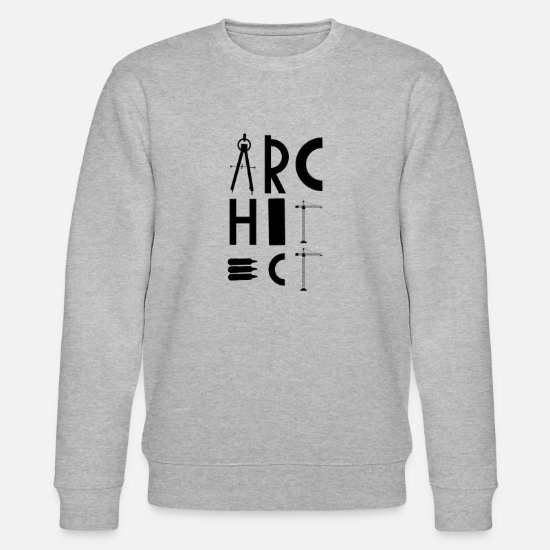Architects | Profession studying architecture gifts - Stanley/Stella CHANGER Unisex Organic Sweatshirt - heather grey