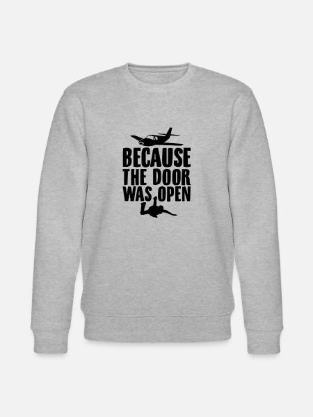 Skydive | Parachute Skydiving Skydiver Gifts - Stanley/Stella CHANGER Unisex Organic Sweatshirt - heather grey