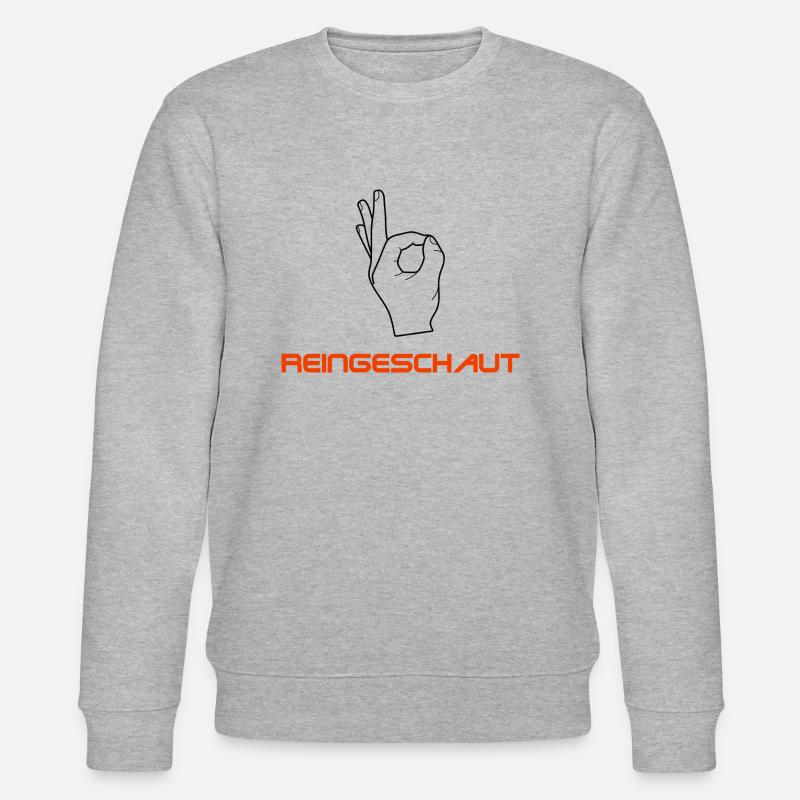 reingeschau - Stanley/Stella Unisex Bio-Sweatshirt CHANGER  - Grau meliert
