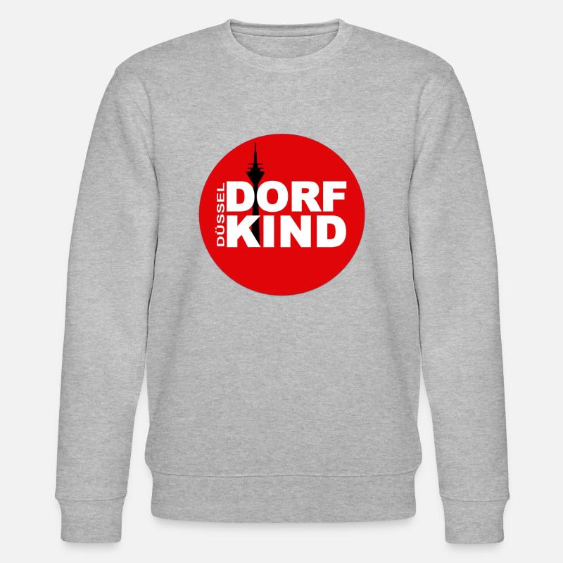 Düsseldorfer Dorfkind - Stanley/Stella Unisex Bio-Sweatshirt CHANGER  - Grau meliert
