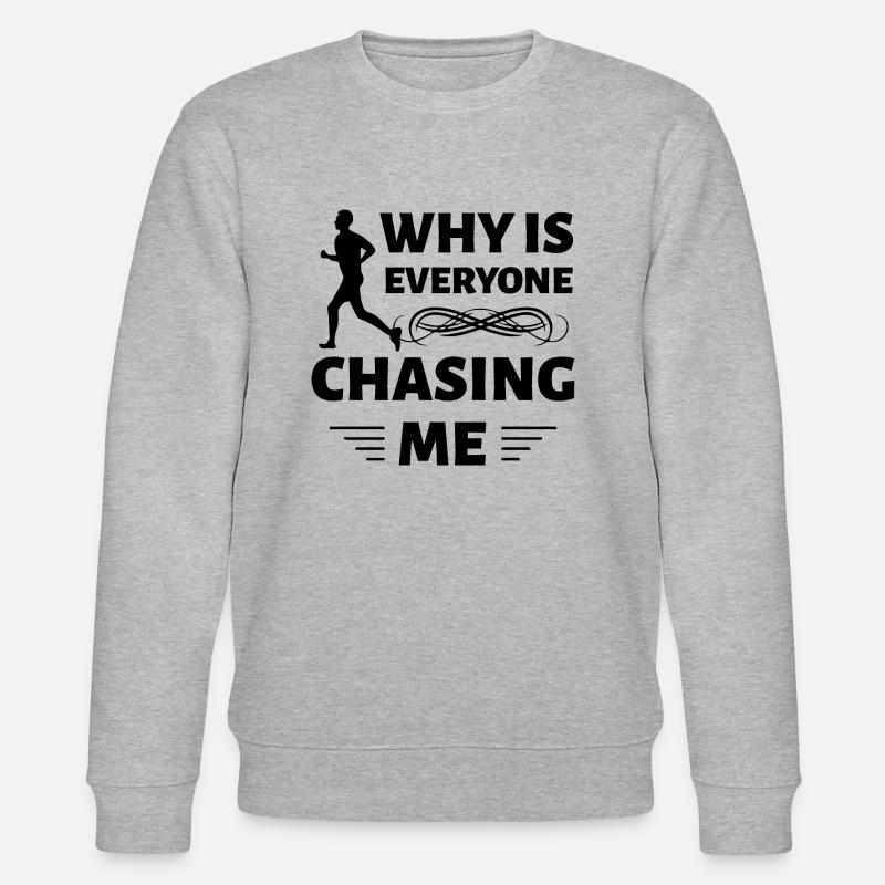 Marathon Running - Stanley/Stella Unisex Bio-Sweatshirt CHANGER  - Grau meliert