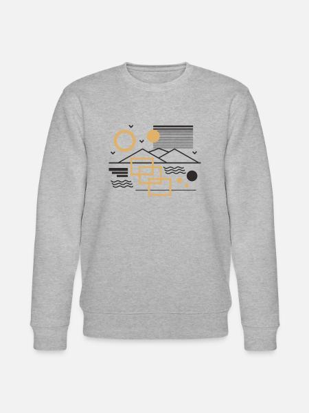 Sun and Mountain - Stanley/Stella Unisex Bio-Sweatshirt CHANGER - Grau meliert