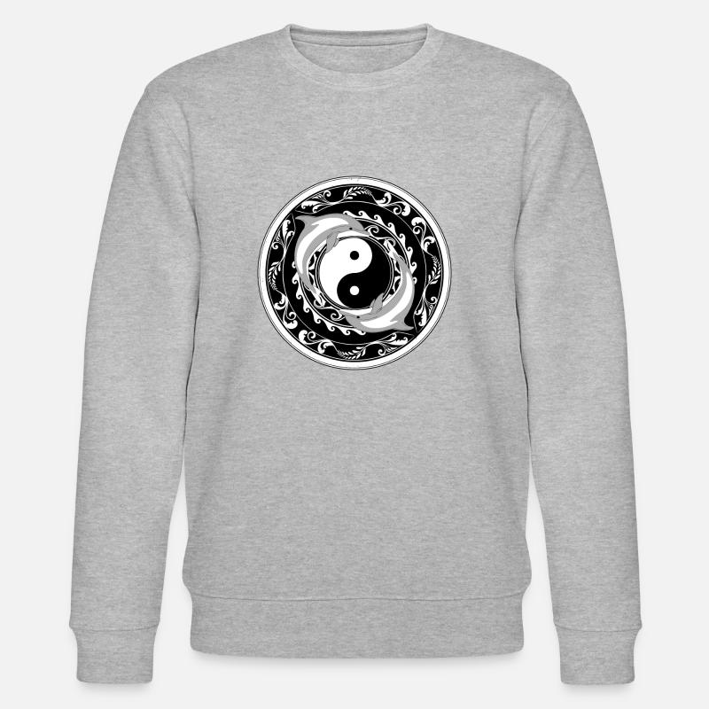 Yin Yang Delfine - Stanley/Stella Unisex Bio-Sweatshirt CHANGER  - Grau meliert