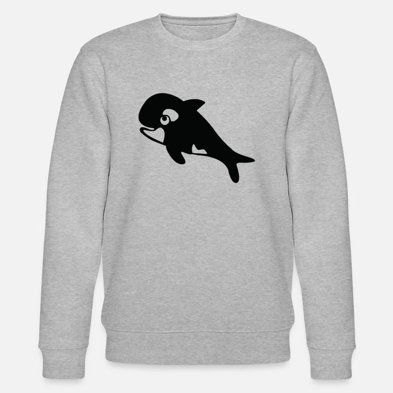 Schwertwal - Stanley/Stella Unisex Bio-Sweatshirt CHANGER  - Grau meliert